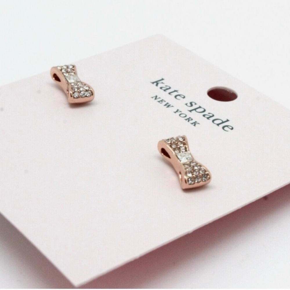 NET, Kate Spade Gold Bow Stud Earrings